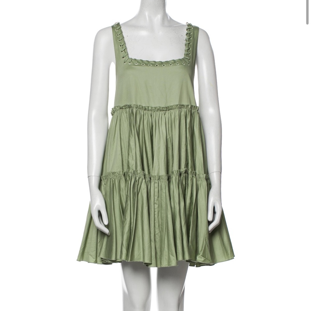 AJE Square Neckline Mini Dress